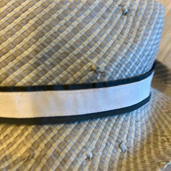 Michael Stars Grey & White Fedora Hat - Picture 4 of 6